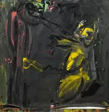 Siegfried Anzinger, 3-Minuten-Bild, 1982, oil on canvas; unframed