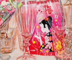 Emil Herker, The best of both worlds, 2010, acrylic on canvas; unframed