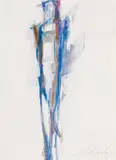 Peter Bischof, Vertical, 2004, watercolour on paper; framed