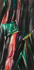 Leopold Ganzer, Untitled (from the series "Mountain"), 1984, oil on canvas; unframed