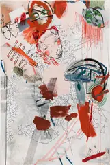 Wolfgang Stifter, Sibelius - Valse Triste, 2012, mixed media on canvas; unframed