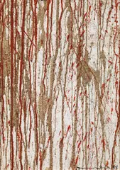 Schüttbild by Hermann Nitsch, 1998, mixed media on canvas; framed, sold Jun 2017