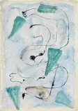 Untitled by Oswald Oberhuber, 1949, mixed media on paper; framed, sold Jun 2017