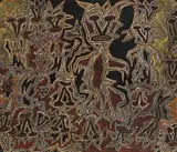 Peter Pongratz, Untitled, 1977, mixed media on paper; framed