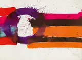 Markus Prachensky, Etruria Orizontale, 1984, coloured ink on laid paper; unframed