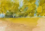 Gottfried Salzmann, Untitled, watercolour on paper; unframed
