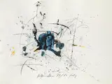 Untitled by Hans Staudacher, 1979/80, mixed media on paper; framed, sold Jun 2017