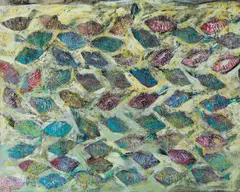 Untitled by Juan Torcoletti, oil on hardboard; framed, sold Jun 2017