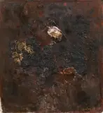 Josef Winkler, Untitled, 2014, acrylic and mixed media on wood; framed