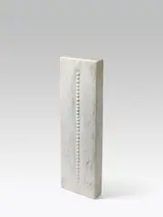 Karl Prantl, Stone for meditating, 1968, stele, Vermont marble