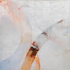 Sinasi Bozatli, Chains Shadows, 2001, acrylic on jute; unframed