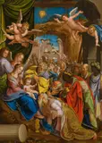 Denys Calvaert, The Adoration of the Magi, oil on copper