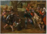 David Vinckboons, Boerenvreughd: Fight of the peasants against the Spaniards, c. 1610, oil on canvas