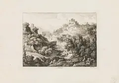 Joseph Anton Koch, Views of Rome (20 sheets), 1810, etchings, unframed
