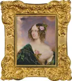 Moritz Michael Daffinger, Portrait of a woman, miniature painting on ivory;
