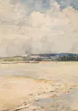 Marie Egner, River landscape