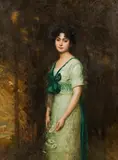 Eduard Veith, Portrait of a woman, c. 1911, oil on canvas