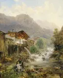 Emil Barbarini, A farmhouse near Schladming