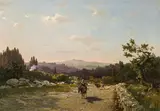 Robert Russ, Evening mood in southern landscape
