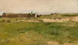 Eugen Jettel, A cottage in France, 1897, oil on cardboard