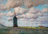Alfred Zoff, Landscape with wind mill