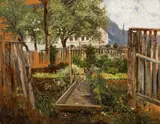 Theodor von Hörmann, Garden in Lofer, Salzburg
