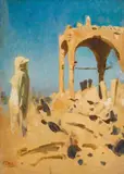 Leopold Carl Müller, At the Tombs of the Caliphs (nature study)