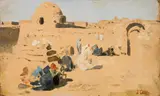 Leopold Carl Müller, Elementary school in Upper Egypt (nature study)