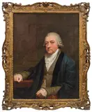 Portrait (Doctor Charles Lucas ?) by circle of Sir Henry Raeburn, c. 1770/80, oil on canvas, offered Feb 2017