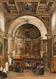 Franz Alt, Rome, choir of the Church Santa Francesca Romana (alias Santa Maria Nuova)