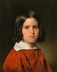 Franz Eybl, Portrait of a boy, 1845, oil on canvas