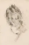 Herbert Boeckl, Sitting female nude, 1920, charcoal on paper
