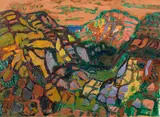 Eduard Bäumer, Kalabrien, 1963, Öl auf Leinwand, ungerahmt