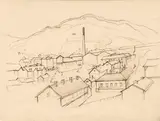 Herbert Boeckl, Studie aus dem Eisenerzer Skizzenbuch (Erzberg)
