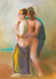 Georg Merkel, Standing nude
