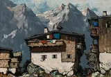 Oskar Mulley, Berggehöft