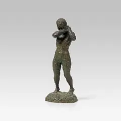 Josef Humplik, Weiblicher Akt, 1920, Bronze