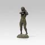 Josef Humplik, Weiblicher Akt, 1920, Bronze