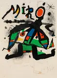 Poster für die Ausstellung in der Galerie Maeght by Joan Miró, 1978, Farblithografie auf Papier, sold Mar 2017
