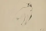 Kurt Absolon, Krähe, 1956, Tusche auf Papier