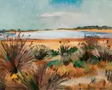 Willy Eisenschitz, At the coast of Languedoc (Etang de Bages)