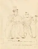 Wilhelm Thöny, Axel, sei brav, 1934, ink (partly watercolour) on paper