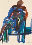 Alfred Kornberger, Sitzender Akt