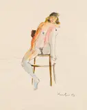 Alfred Kornberger, Sitzender Akt