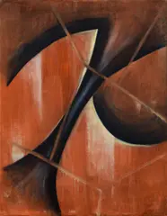 Untitled by Erwin Bohatsch, 1990, oil on canvas; unframed, sold Mar 2017