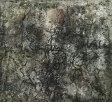 Anja Decker, Untitled, 1965, oil on canvas; framed