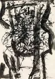 o.T. by Adolf Frohner, Mischtechnik auf Papier; gerahmt, sold Mar 2017