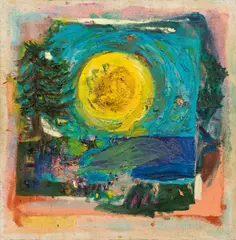 Jenny Feldmann, Wald 3, 1989, Öl / Acryl auf Leinwand; ungerahmt
