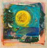 Jenny Feldmann, Wald 3, 1989, Öl / Acryl auf Leinwand; ungerahmt