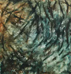 Andrew Molles, Untitled, 1962, oil on canvas; framed